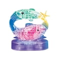 thumbnail image 1 of Fridja 3D Crystal Puzzle Jig-saw Clear Twelve 12 Constellation Astrolog Flash LED Light, 1 of 6