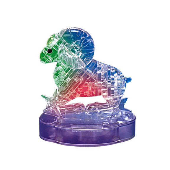 Fridja 3D Crystal Puzzle Jig-saw Clear Twelve 12 Constellation Astrolog Flash LED Light