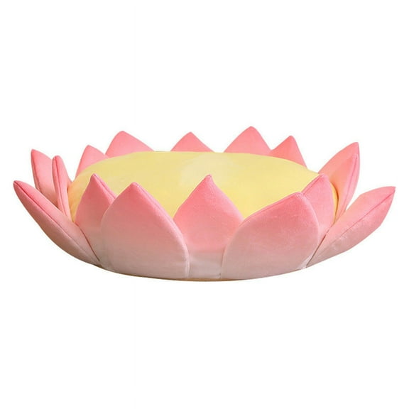 Fridja 3D-Lotus Flower Cushion -Throne,Yoga Meditation-Lotus Shaped Floor Cushion,Soft Plush Lazy Sofa Floor Cushion For Home Couch Bedroom Xmas Gift