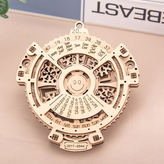 Taotanxi 3D Puzzles Wooden Almanacs Brain Teaser Games Engineering Toys Mechanical Gear