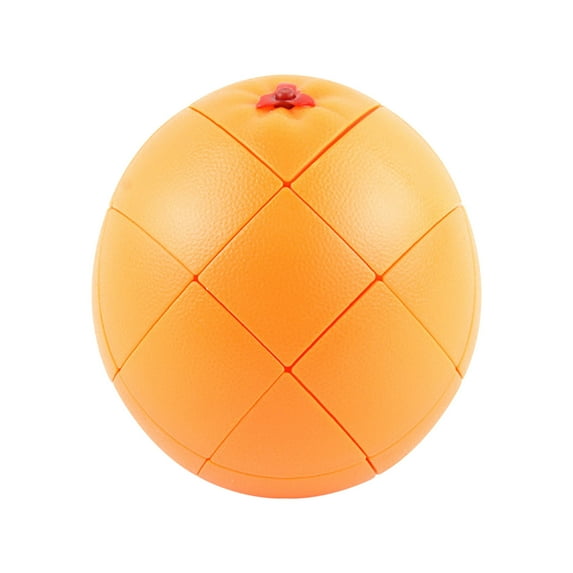 FFENYAN 3x3 Orange Fruit Magic Cube Puzzle Realistic Fruit Learning Magic Cube Speed Cube Special-Shaped Puzzle Cube