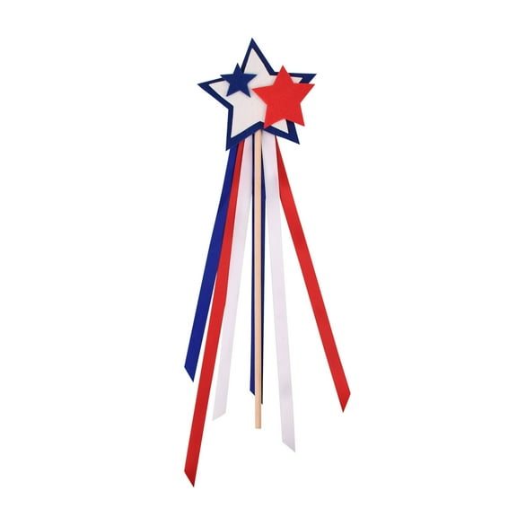 Wmkox8yii 4" Stars and Stripes Pinwheels,Red,White,And Blue,Independence Day Decorations,July 4th Day for Yard,Garden,Lawn,Patriotic Party Favors For Kids