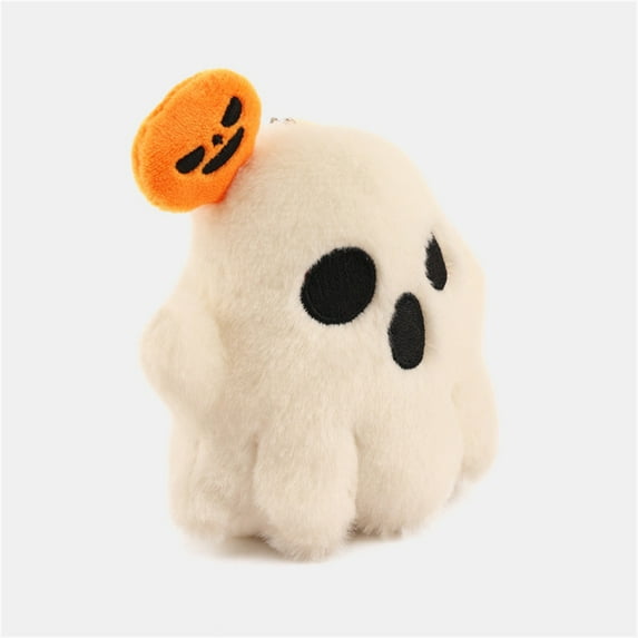 Fridja 5.9 inches Cute Ghost Stuffed Animal Pumpkin Pillow Set, Cute Plushie Toys, Halloween Plush Toy Gift