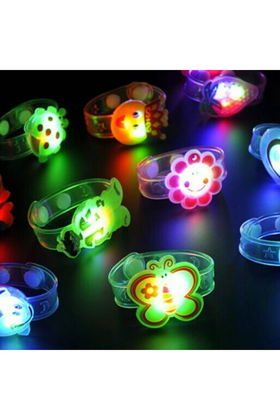 5Pcs Glow in The Dark Party Supplies for Kids, Halloween Sensory Toys Neon Party Favors for Birthday Christmas Party Favors Goodie Bag Stuffers for Kids, Random Color
