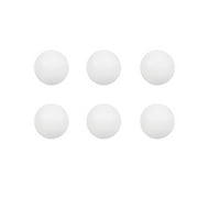 Fridja 6 Pack Toddler & Little Kids Replacement T Ball Plastic Baseballs Practice Toy Balls for Softball and Baseball Training