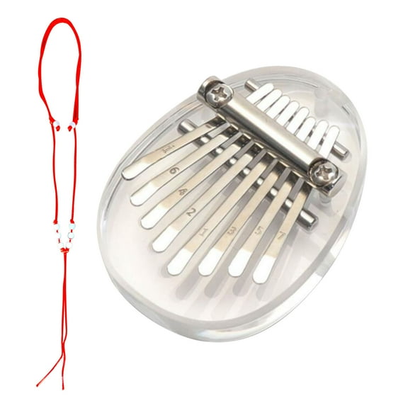 Fridja 8 Key Mini Kalimba Exquisite Finger Thumb Piano Marimba Musical Good Accessory