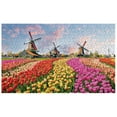thumbnail image 1 of Fridja Adults Puzzles 500 Piece Large Puzzle Game Interesting Toys - Netherlands Flower Sea, 1 of 4