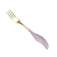 thumbnail image 1 of Fridja Angel Wing Spoon Fork Flatware 304 Stainless Steel for Teaspoon Coffee Dessert Ice Cream Fruit Salad Cutlery Valentine's Day Gift, 1 of 6