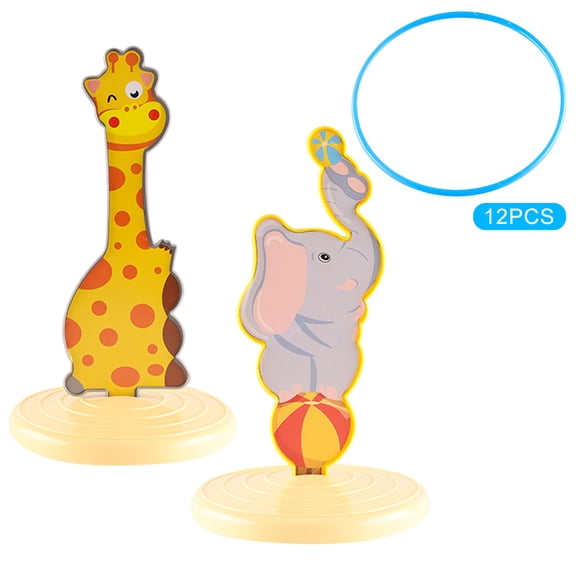 Fridja Animal Throwing Ring Toys Puzzle Towers Outdoor Activities Competition Game Toys