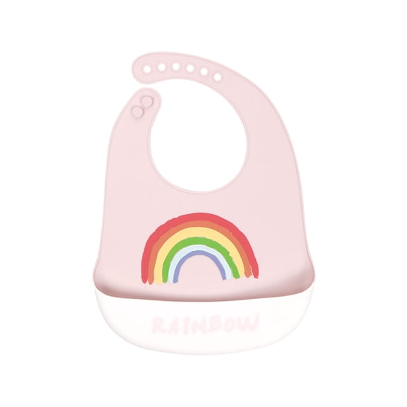 Fridja Baby Cartoon Oil-proof And Not Afraid Of Dirty Super Soft Bib Baby Meal Three-dimensional Silicone Bib