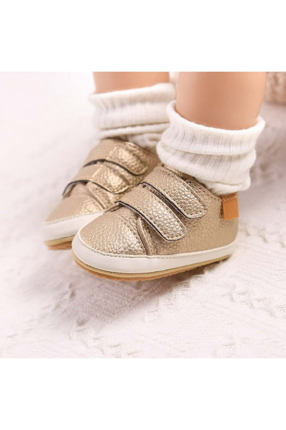 Baby Shoes Non-Slip Rubber Sole 0-15 Months Infant First Walking Shoes Toddler Crib Shoes Newborn Loafers Flats