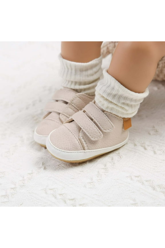 Baby Shoes Non-Slip Rubber Sole 0-15 Months Infant First Walking Shoes Toddler Crib Shoes Newborn Loafers Flats