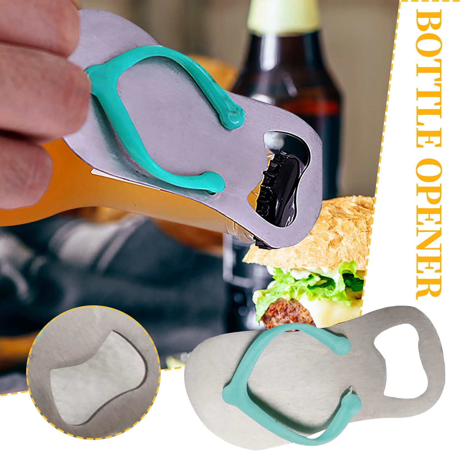 Fridja Beach Flip Flops Bottle Opener Corkscrew Bridal Shower Wedding ...