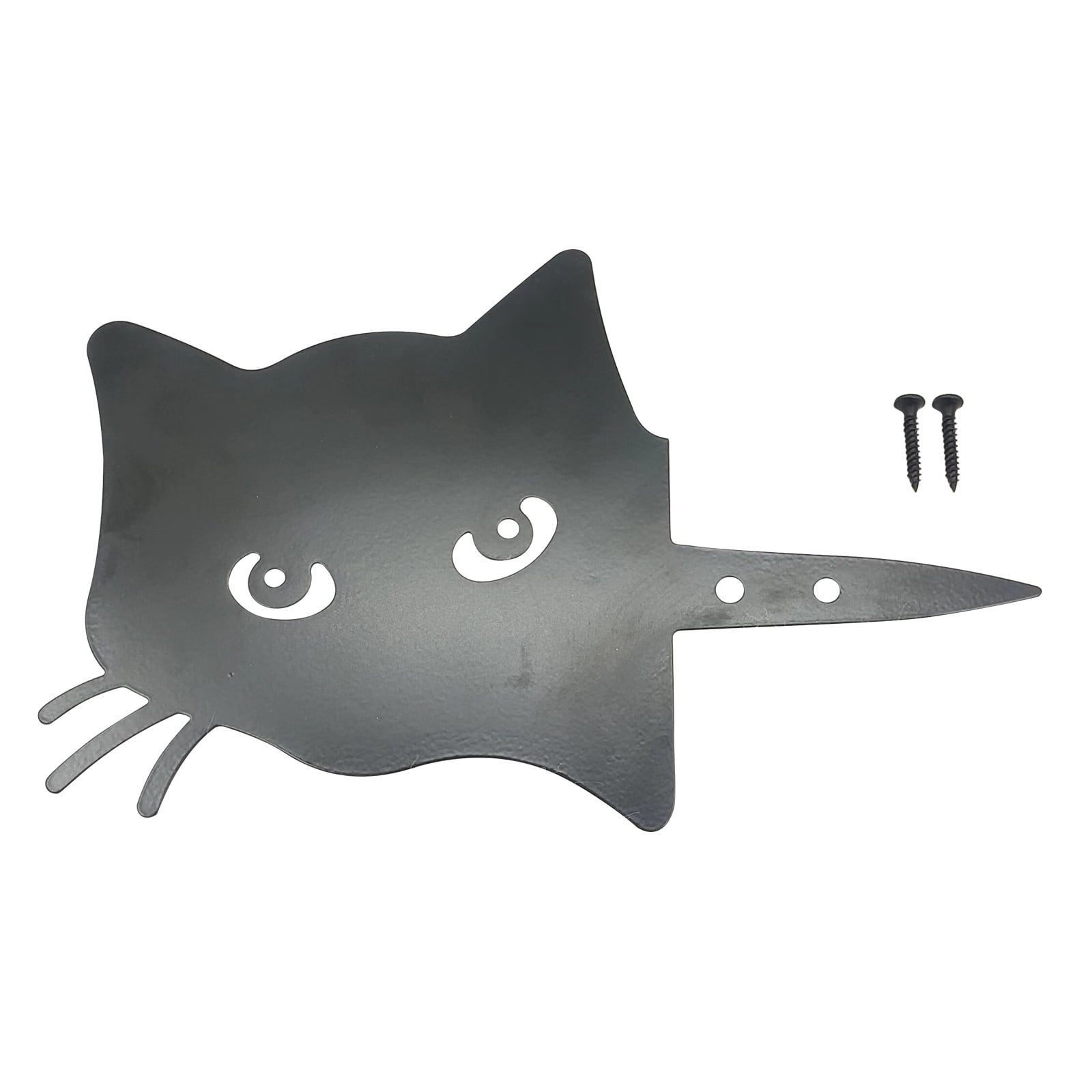 Fridja Black Cats Decorations Metal Garden Yard Art Halloween Decor Outdoor Ornaments Decor