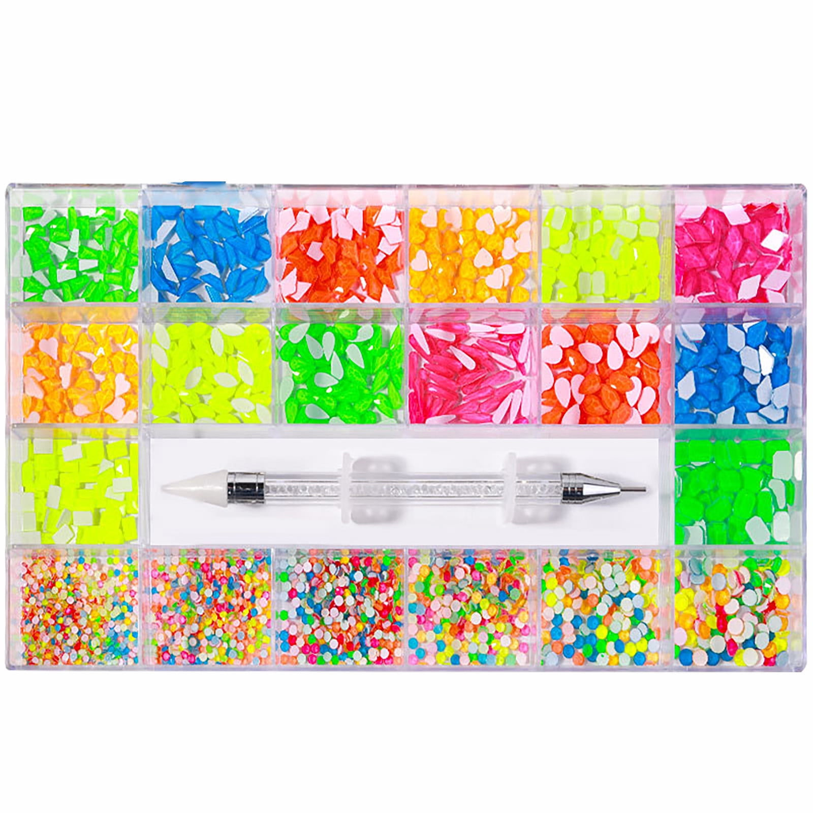 Fridja Boxed Nail Art Diamond Flat Glass Shaped Diamond DIY Nail Art