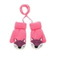 thumbnail image 1 of Fridja Boys Girls Winter Knitted Gloves Children Cute Fox Thickened Warm Gloves 1-4 Years Old, 1 of 6