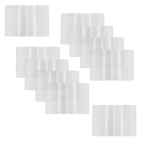 Fridja CDC Vaccination Card Protector 130 x 93 mm Immunization Record Cards Holder Heavy Duty Clear Plastic Cover Clear Vinyl Plastic Sleeve with Waterproof Type Resealable Zip