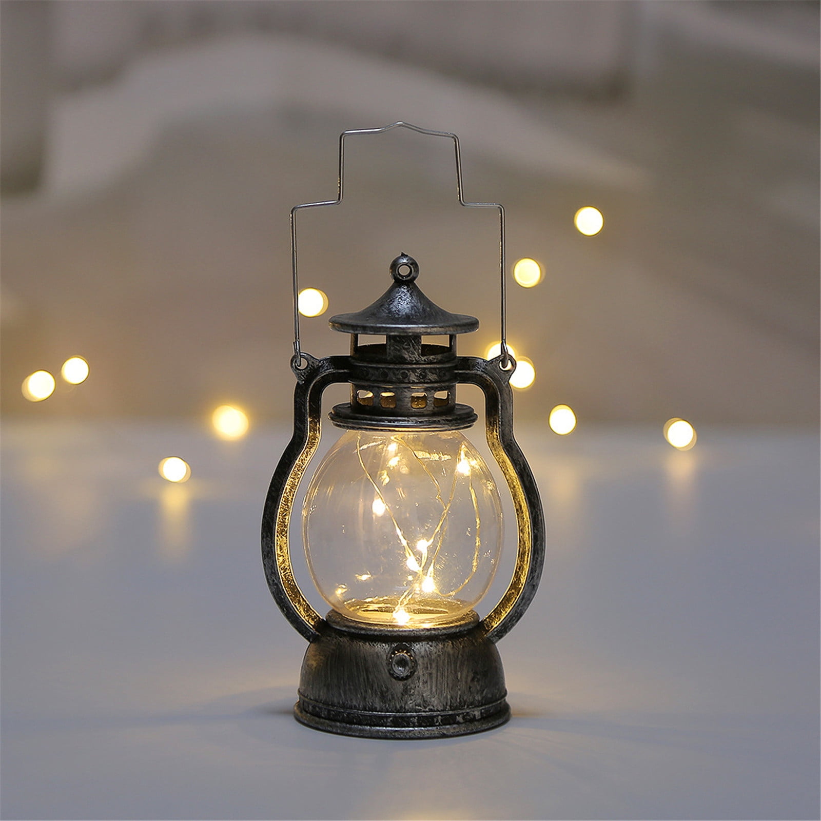 Led Retro Lanterns, Garden Ambiance Decorative Lights Classic