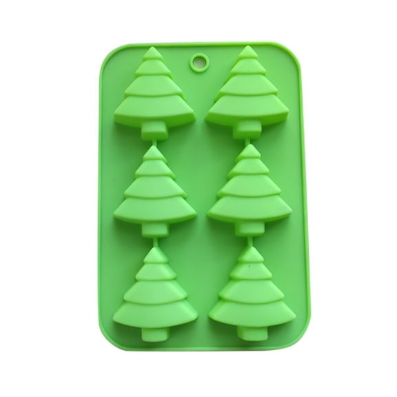 Fridja Christmas Molds Silicone Christmas Tree Chocolate Baking Silicone Model, Cake Candy Handmade Model 1PC