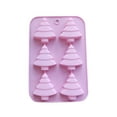 thumbnail image 1 of Fridja Christmas Molds Silicone Christmas Tree Chocolate Baking Silicone Model, Cake Candy Handmade Model 1PC, 1 of 5
