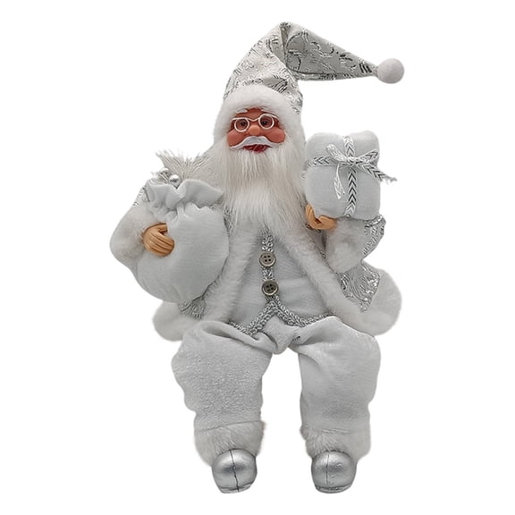 Fridja Christmas Santa Model Christmas Santa Claus Doll Christmas Child Gift Toy Table Decoration For Home