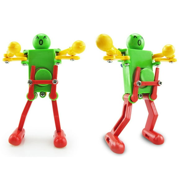 Fridja Clockwork Wind Up Dancing Robot Toy for Baby Kids Developmental Gift Puzzle Toys