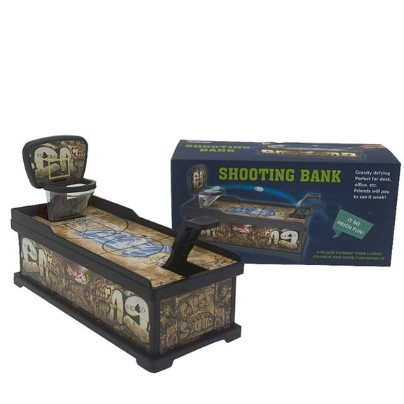 Fridja Coin Shooting Basketball Piggy-Bank, Kids Coin Shooting Sports Basket Game