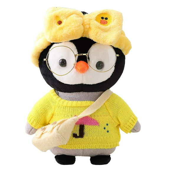 Fridja Cute Cartoon Penguin Cosplay Dress Up Plush Baby Toys Stuffed Doll Birthday Gift