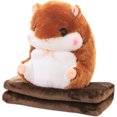 thumbnail image 1 of Fridja Cute Plush Hamster Throw Pillow ,Cartoon Stuffed Animal Toys, 1 of 1
