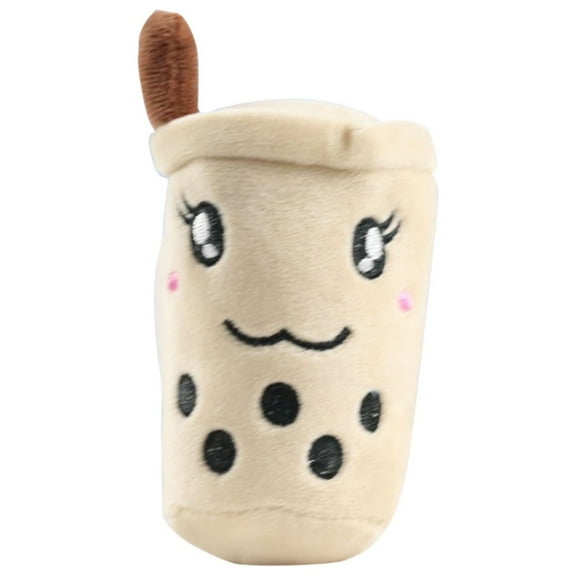 Fridja Cute Super Cute Milk Tea Cup Plush Toy Pendant Creative Cartoon Doll Doll Doll Catch Machine Small Doll