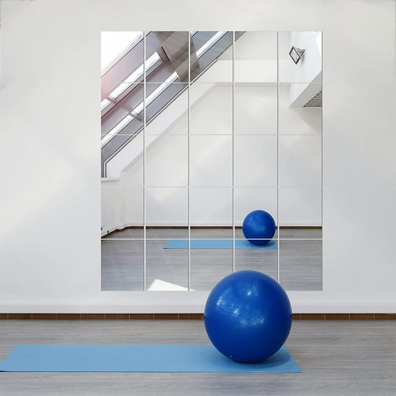 Fridja Detachable Acrylic Mirror Setting Wall Stickers For Modern Home Decor Living Room Bedroom