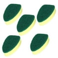 thumbnail image 1 of Fridja Dishwand Refill Sink Clean Sponge Brush 5Pack Refill Replacement Heads Non-Scrat, 1 of 8