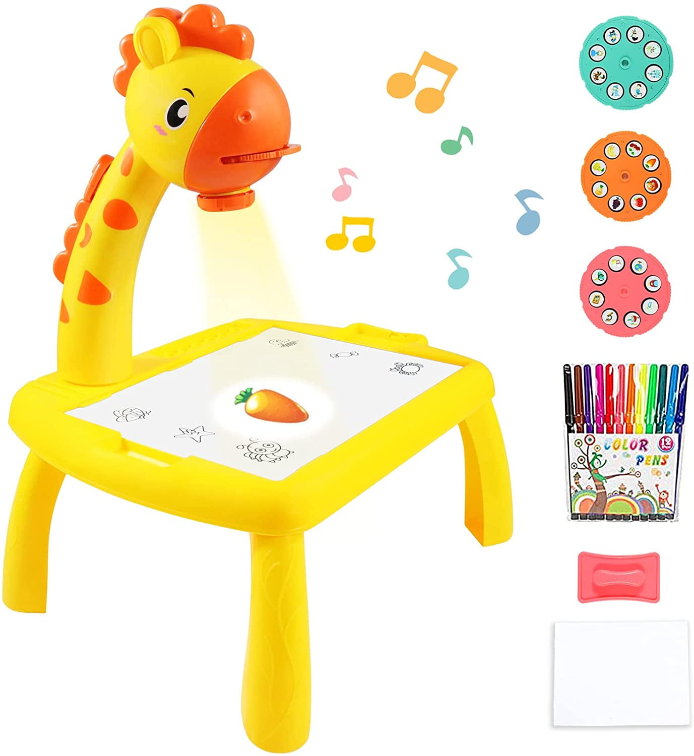 Fridja Drawing Projector for Kids, Learning Art Child Smart Projector  Sketcher Desk with Light for Early Art Learning Educational Toys for Kids  Boys