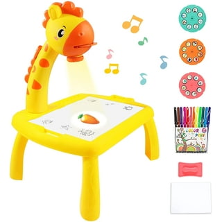  Apujent Drawing Projector,Arts and Crafts for Kids,Drawing  Projector Small Table for Kids Trace and Draw Projector Toy with Light &  Music,Educational Toys : Toys & Games