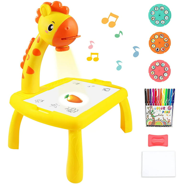 Fridja Drawing Projector Desk for Kids, Drawing Projection Toy