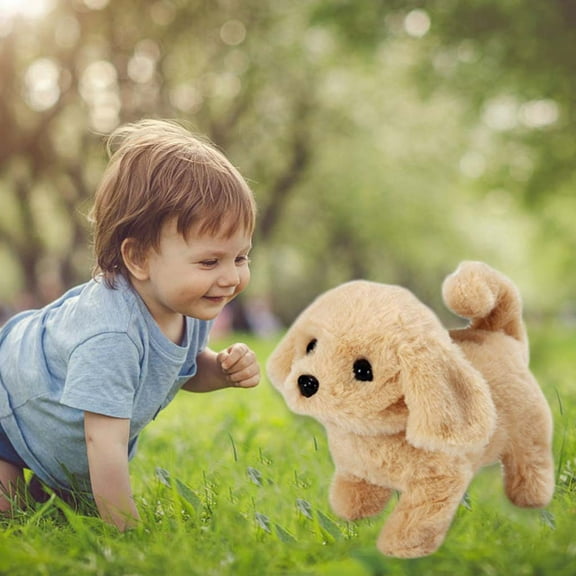 Fridja Electric Imulation Plush Toy Puppy Can Bark And Walk With Tail