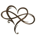 thumbnail image 1 of Fridja Eternal Love Wrought Iron Decoration Indoor Ornaments Metal Wall Decoration, 1 of 9