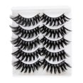 thumbnail image 1 of Fridja Eyelashes 3D 3D Eyelashes Thick Eyelashes 5 Pairs Pack High-grade Fiber, 1 of 7