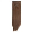 thumbnail image 1 of Fridja Fashion Hair Long Clip In Hair Extensions Full Head Straight Wig, 1 of 4