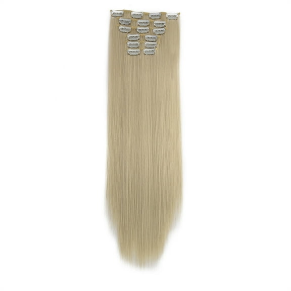 Fridja Fashion Hair Long Clip In Hair Extensions Full Head Straight Wig