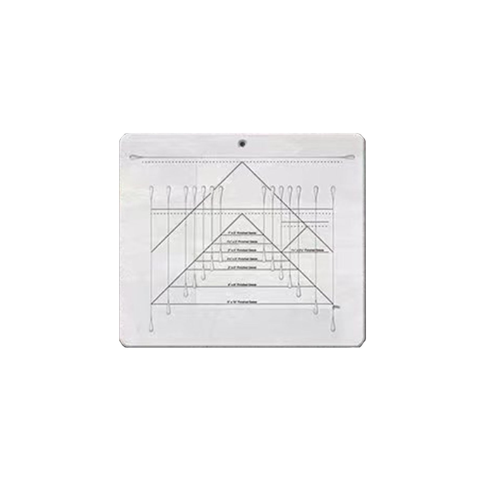 Fridja Flying Geese Trim Cutting Ruler Triangular Quilted Patchwork ...