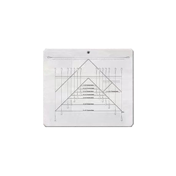 Fridja Flying Geese Trim Cutting Ruler Triangular Quilted Patchwork Ruler--1PC Clearance