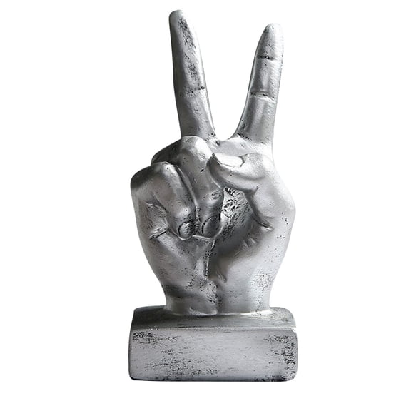 Fridja Gesture Finger Model Home Decoration Bar Model Room Desktop Decoration Resin Craft Gift Luxury
