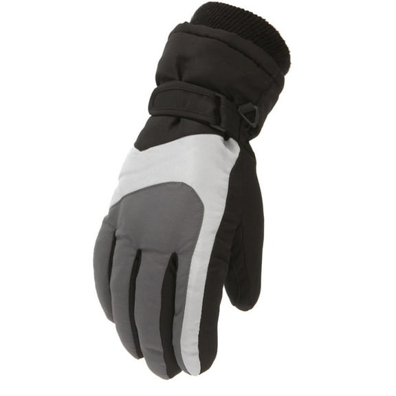 Fridja Girls Boys Snow Gloves Kids Ski Winter Gloves Waterproof Windproof Children Warm Gloves 6-16 Years Old