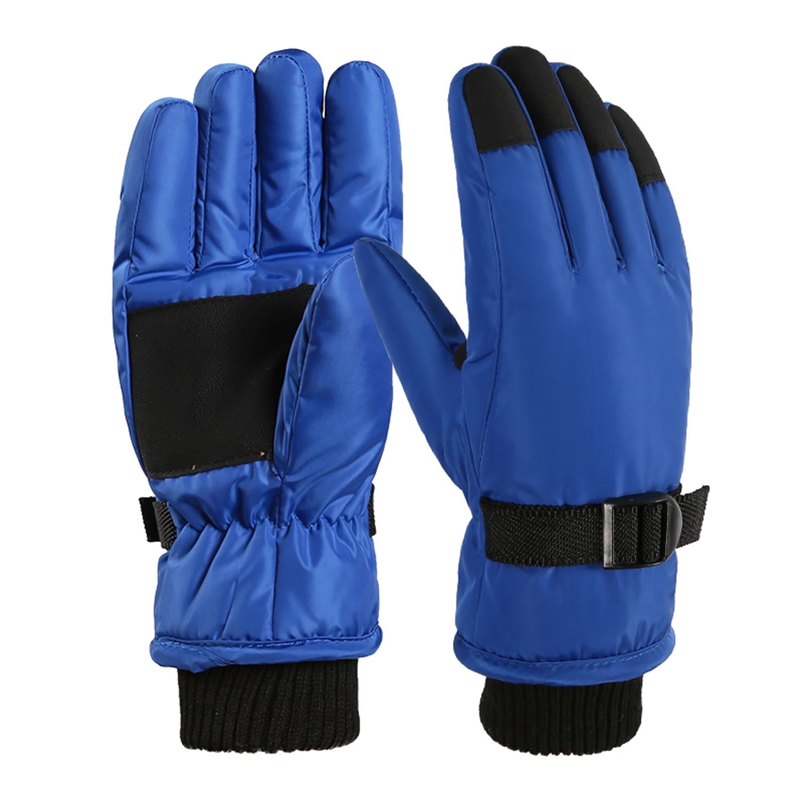 Fridja Girls Boys Snow Gloves Kids Ski Winter Gloves Waterproof Windproof Children Warm Gloves 6