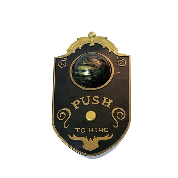 Fridja Halloween One-eyed Doorbell Decoration Ghost's Day Glowing Hanging Piece Halloween Decorations