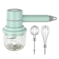Fridja Hand Mixer Electric 3 Speed Hand Mixer Wireless Kitchen Handheld Mixer Includes 2 Mixing Rods, Eggs Separator for Cream, Cake, Cookies, Green