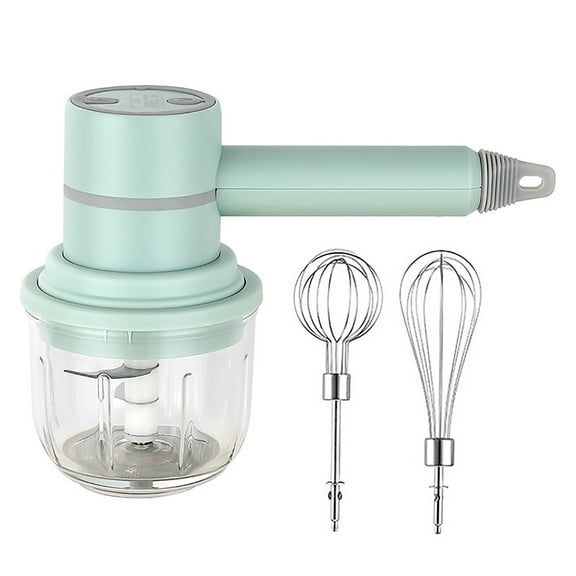Fridja Hand Mixer Electric 3 Speed Hand Mixer Wireless Kitchen Handheld Mixer Includes 2 Mixing Rods, Eggs Separator for Cream, Cake, Cookies, Green