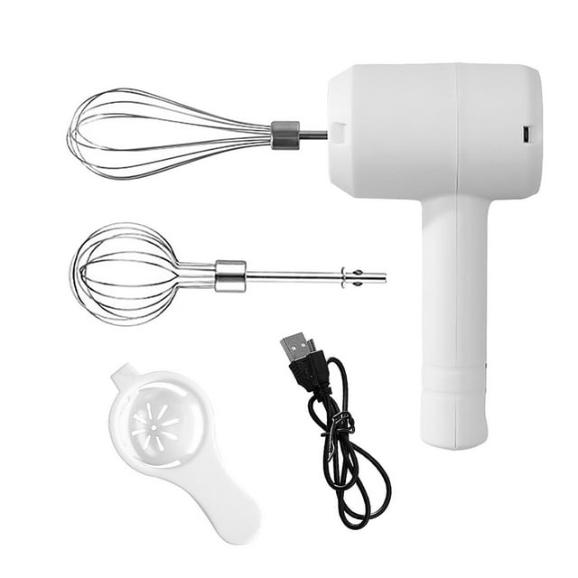 Fridja Hand Mixer Electric 3 Speed Hand Mixer Wireless Kitchen Handheld Mixer Includes 2 Mixing