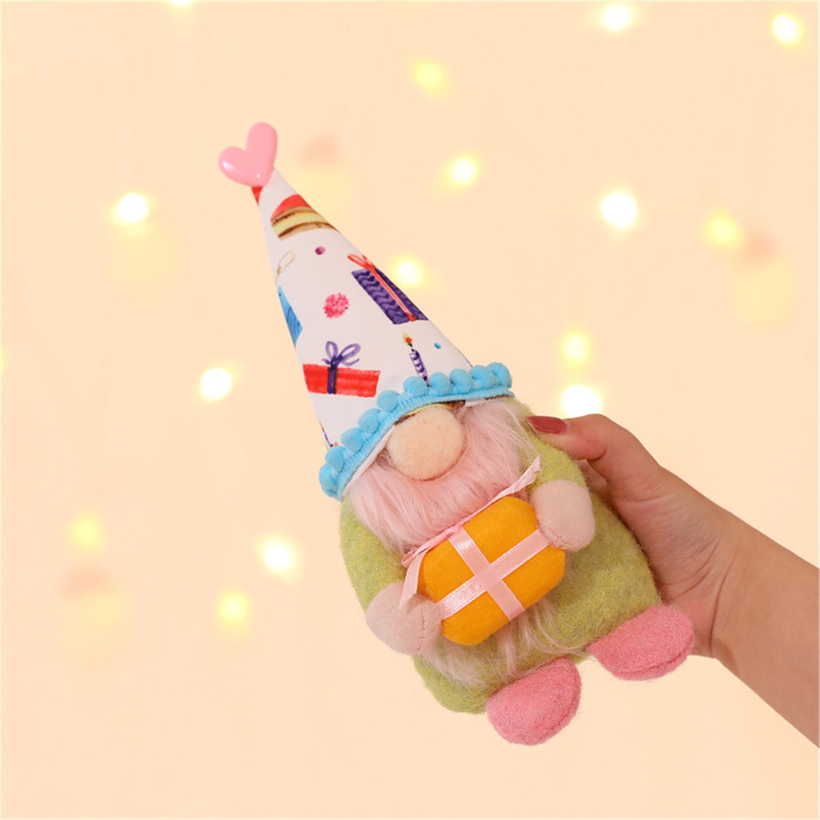 Fridja Happy Birthday Gnome Plush Dwarf Dolls Ornaments Toys Plush